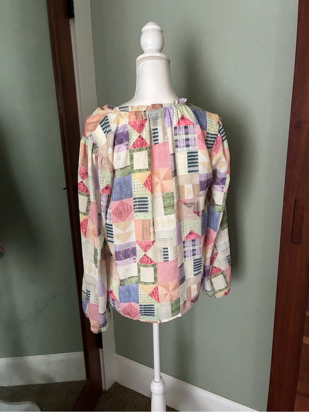 Patchwork blouse - Picture 4 of 9